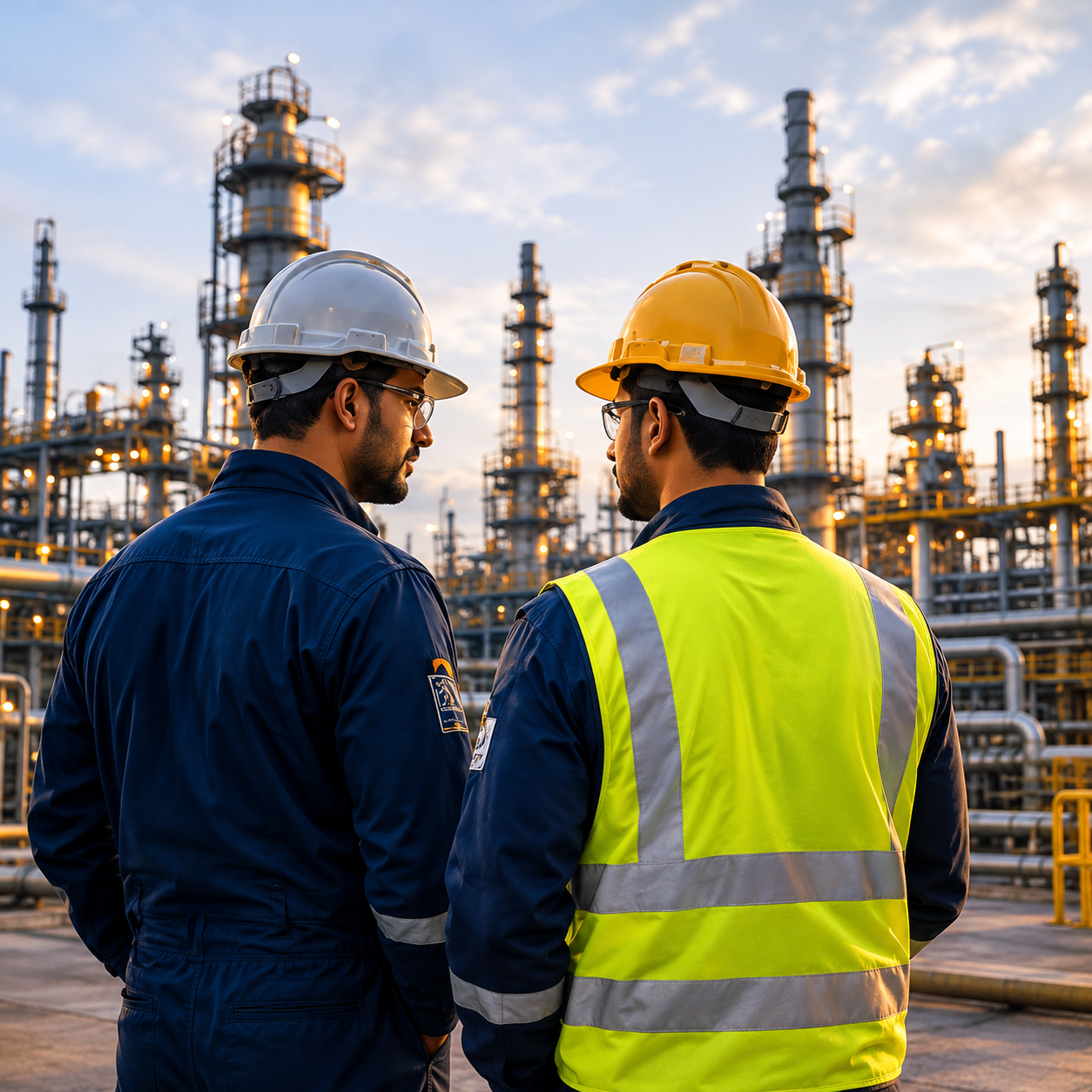 Astra Manpower Enterprises workers at industrial site